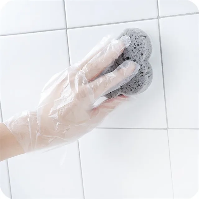 50/100Db/Tétel, Könnyű Eldobható Kesztyű, Egyszeri Műanyag Kesztyű Átlátszó Környezetbarát A Barkácsolás Konyhai Kiegészítőkhöz - Image 4