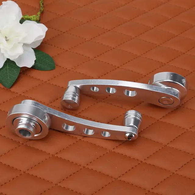 VODOOL 2Pcs Aluminum Alloy Universal Car Window Handle Winder Riser