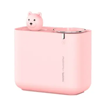 

Lovely Bear Double Nozzle Humidifier USB Large Capacity Home Office Silent Aromatherapy Air Humidifier