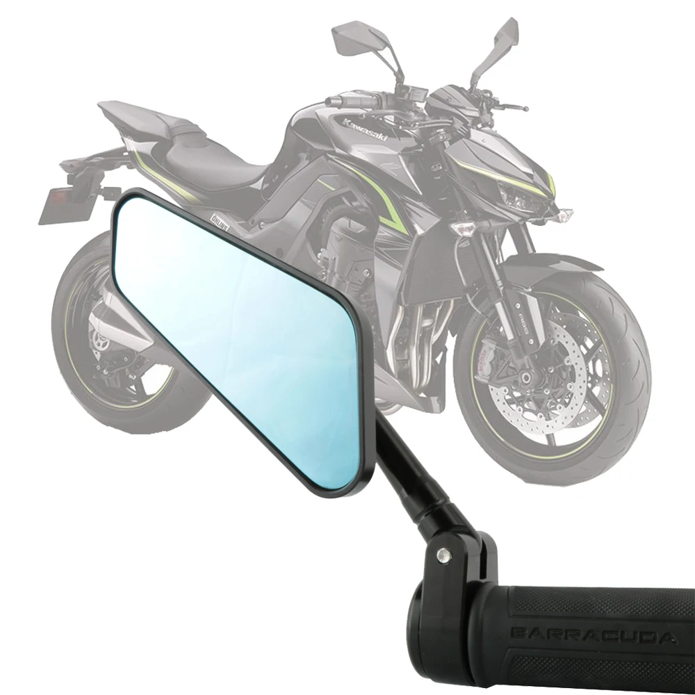 Мотоцикл 7/" 22 мм зеркала заднего вида Ручка Бар Конец Зеркало для Kawasaki Ninja ZX6R ZX636 ZX7R ZX9R ZX10R ZX12R ZX14R ZZR1400 H2