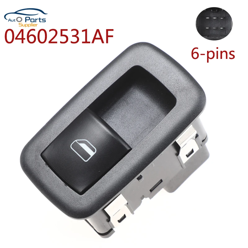 

New 04602531AF 04602531AE 6-pins Rear Left/Right Power Window Switch For 2008-2012 Jeep Liberty For Dodge Nitro