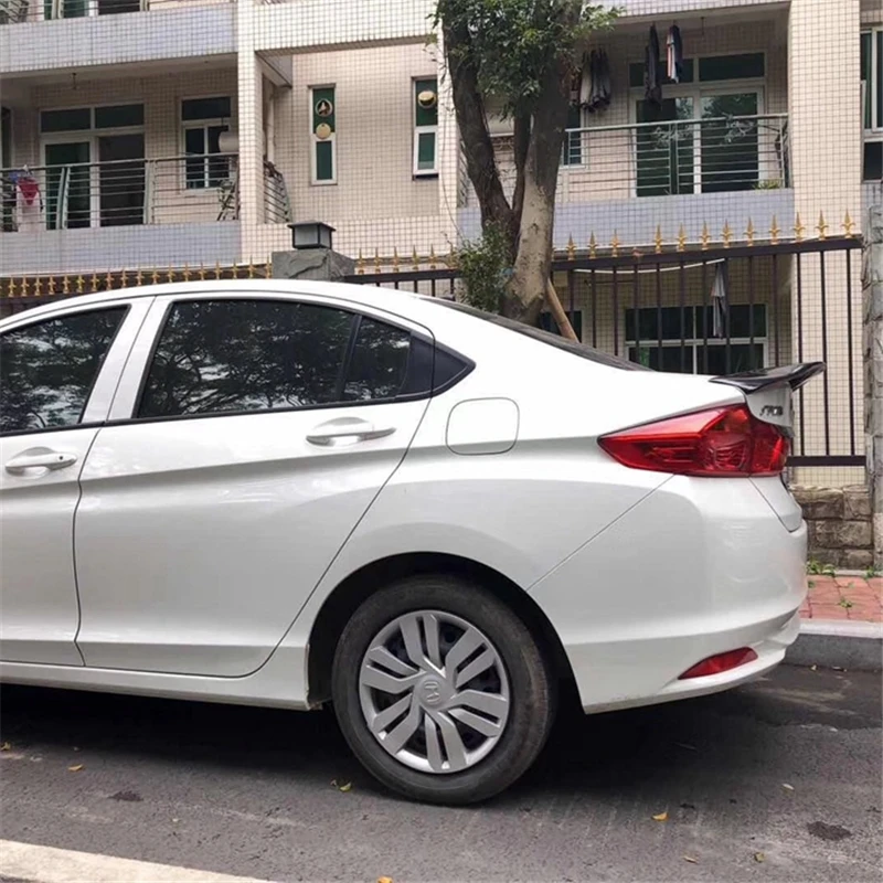 ForHonda CITY спойлер углеродное волокно/FRP заднее крыло r-тип спойлер, аксессуары