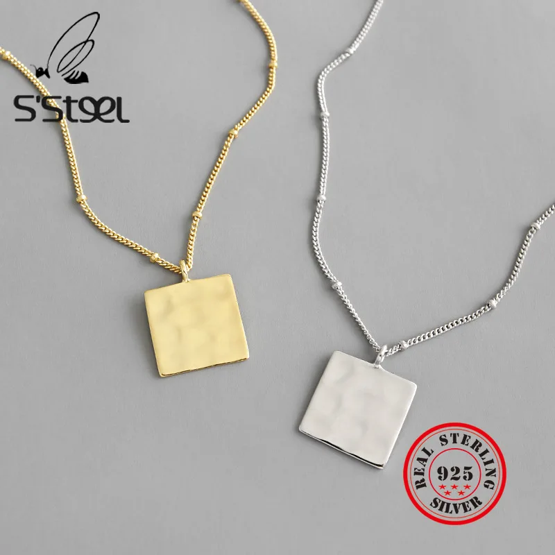 

S'STEEL 925 Sterling Silver Pendants Necklaces Colar Prata Feminino Regalos Para Mujer Bijoux Argent Massif Pour Femme Jewelry