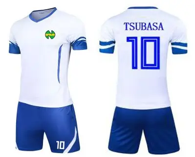 As picture Азиатские размеры, для детей, для мужчин, Camiseta atom Maillots de Foot Enfant equipe de французский Оливер атом капитан Tsubasa майки - Цвет: As picture