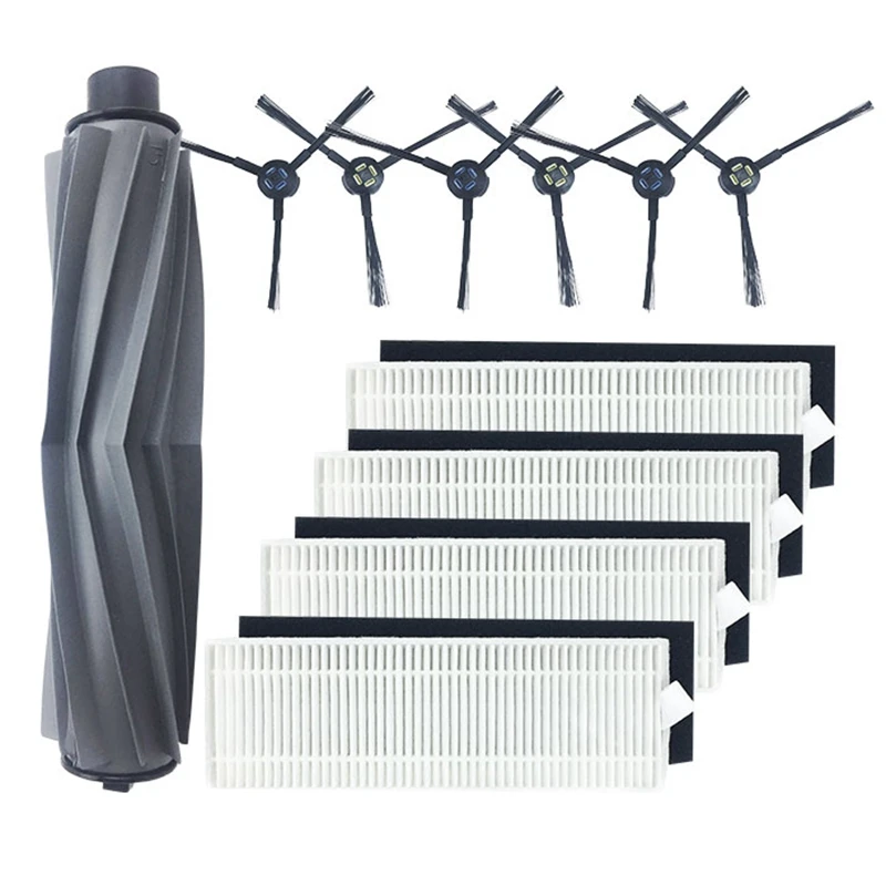 

1 Main Brush 4 HEPA Filters 4 Sponges 6 Side Brushes for Ilife A7 A9S Robotic Vacuum Cleaner Accessories From Ilife A7 A9S Acces