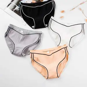 Women's Panties Cotton Solid Color Gril Briefs Sexy Lingerie Female Casual Underwear Ladies Underpants Women Intimate