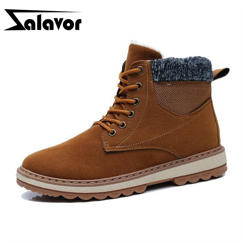 ZALAVOR/модная мужская обувь повседневные зимние ботинки высокие сапоги с