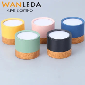 

Macaron LED Ceiling Lights for Bedroom surface mounted modern ceiling lamp living room bedroom porch modern house lighting