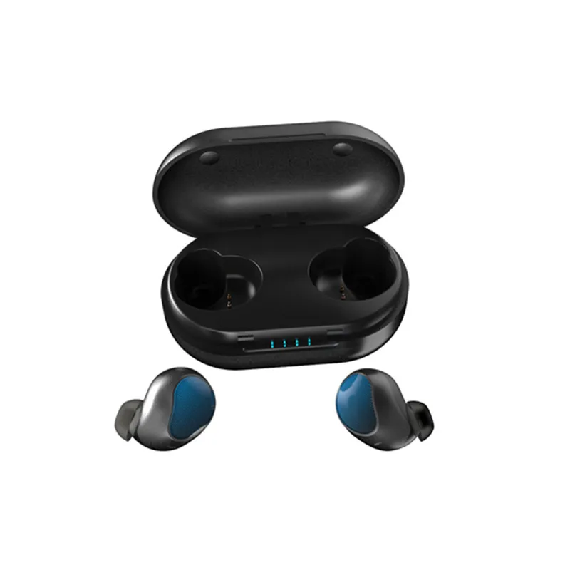 Синий U10 A10 TWS беспроводные наушники Bluetooth 5,0 гарнитура IPX6 водонепроницаемые наушники 5D Hi-Fi стерео PK xiaomi airdots Meizu Pop 2 - Цвет: Синий
