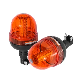 Lumière stroboscopique ambre à 60 LED, éclairage de bord de route pour voiture et camion, lumière clignotante d'urgence 