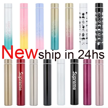 

Colorful New 280ML Slim Insulated Vacuum Flasks Thermal Bottles Thermos Coffee Mug Stainless Steel Thermos Cup Hot Water Bottle