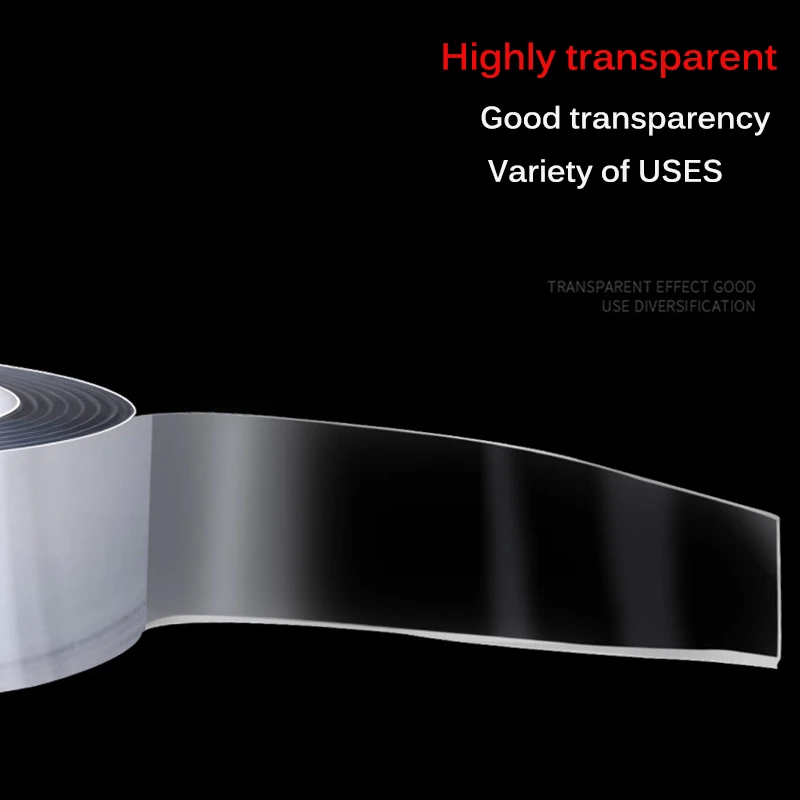 1/3/5 м многоразовый двойной клейкая поверхность с двух сторон нано не ...