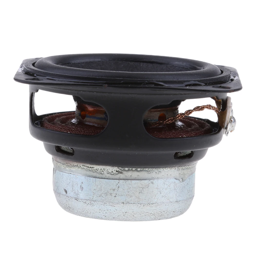 40mm 4Ohm 6W Full Range Audio Speaker Square Loudspeaker Rubber Edge
