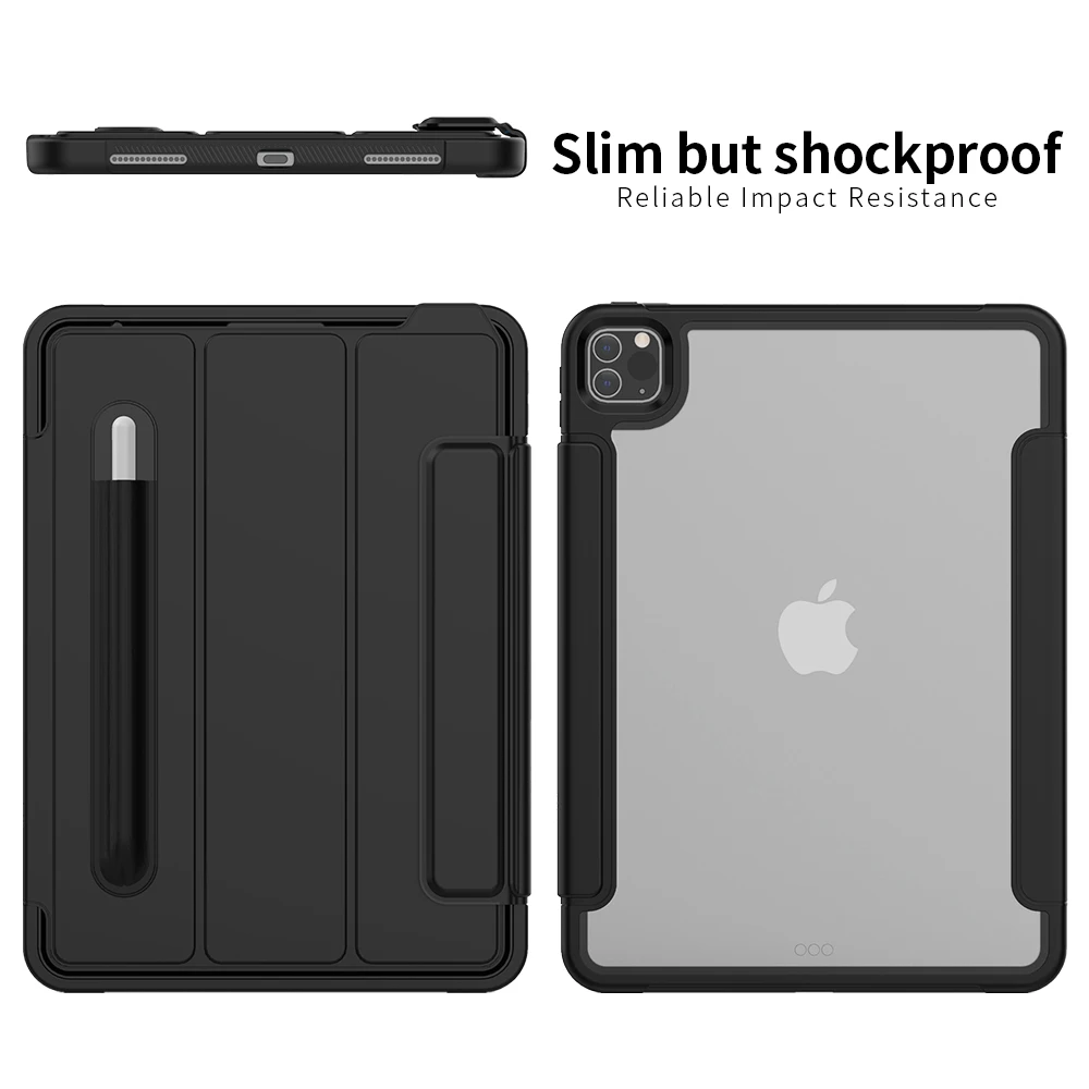 Чехол с карандашом для iPad AIR 2 Pro 11 2020 7th 10 дюймов чехол 2017 6th 2018 9 7 Mini 5 4 smart Cover|Чехлы