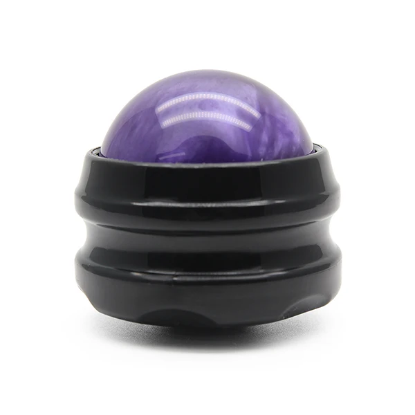 1 шт., ручной массажный роликовый мяч, облегчающий боль, массажер для спины, самомассаж, терапия для шеи, рук, ног, спины - Цвет: Purple