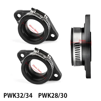 

Motorcycle Carburetor Adapter Inlet Intake Pipe Rubber Mat for PWK 28mm 30mm 32mm 34mm Carburetor Motorbike UTV ATV UAZ