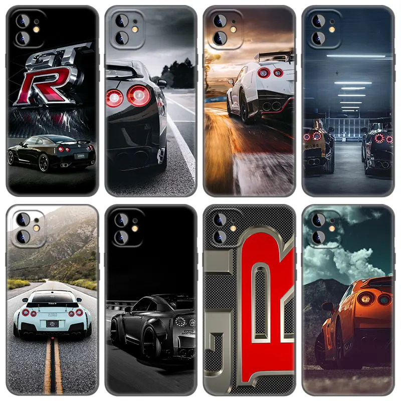 GTR автомобильный чехол для телефона Apple iPhone 13 12 Mini 11 Pro Max XR X XS MAX 6 6S 7 8 Plus 5 5S SE 2020