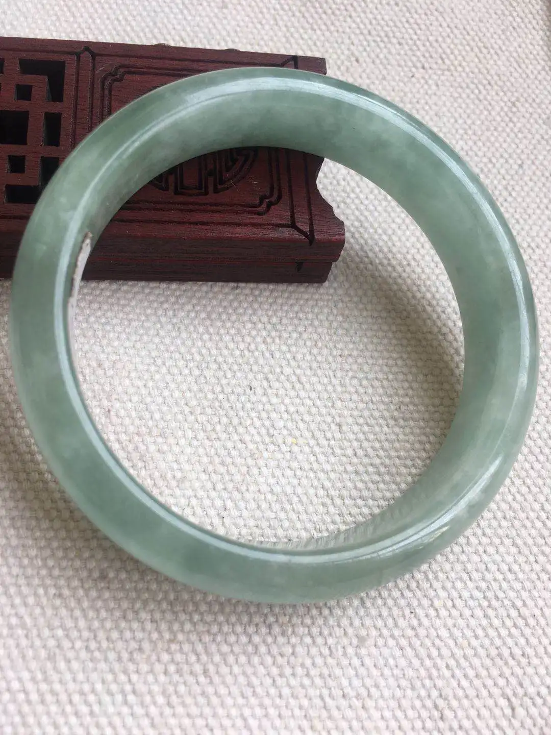 Natural Myanmar green jade bangles handcarved flower jadeite jade