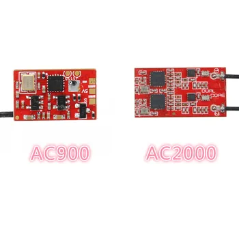 2019 New X-BOSS AC2000 Dual Core Tri-mode Mini Receiver RSSI Frsky D16 S-FHSS XM+ X9D Dual Antenna AC900 for RC Racing