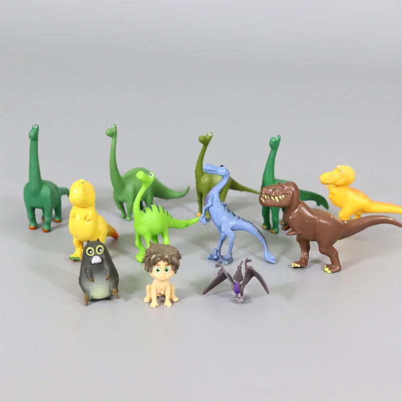 12pcs Set Arlo Spot Poppa Thunderclap Nash Ramsey Momma Action Figure Toys 3 6cm Pvc Anime Character Figurines Dinosaur Model Aliexpress