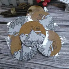 Пробковые подставки под заказ персонализированные с логотипом круглые печатные пробковые подставки по всему миру принтер из Китая