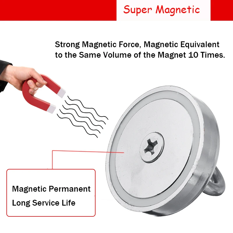 Новейший 700 кг Прочный Магнитный кронштейн горшок рыболовные магниты спасательный рыболовный крючок магниты сильнейший постоянный мощный магнитный+ 10 м веревка