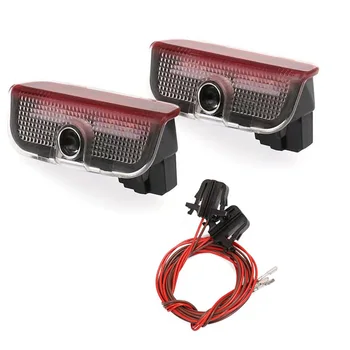 

2Pcs Car Led Auto Welcome Light Projection Lamp Light For VW Jetta MK5 MK6 MK7 Golf 5 6 7 Passat B6 B7 CC EOS Touareg MAGOTAN