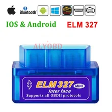 Lector de código de error de coche Super ELM327, bluetooth, para Windows/Android e IOS, iphone, uso FM V1.5, ELM327, garantía, escáner de coche elm327