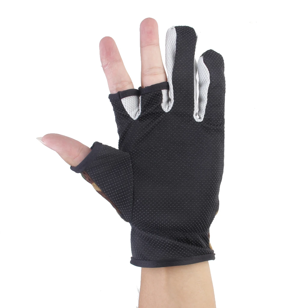 2 пары наружных спортивных рыболовных перчаток Нескользящие фрикционные ладони быстросохнущие дышащие 3 низкорезные перчатки для пальцев
