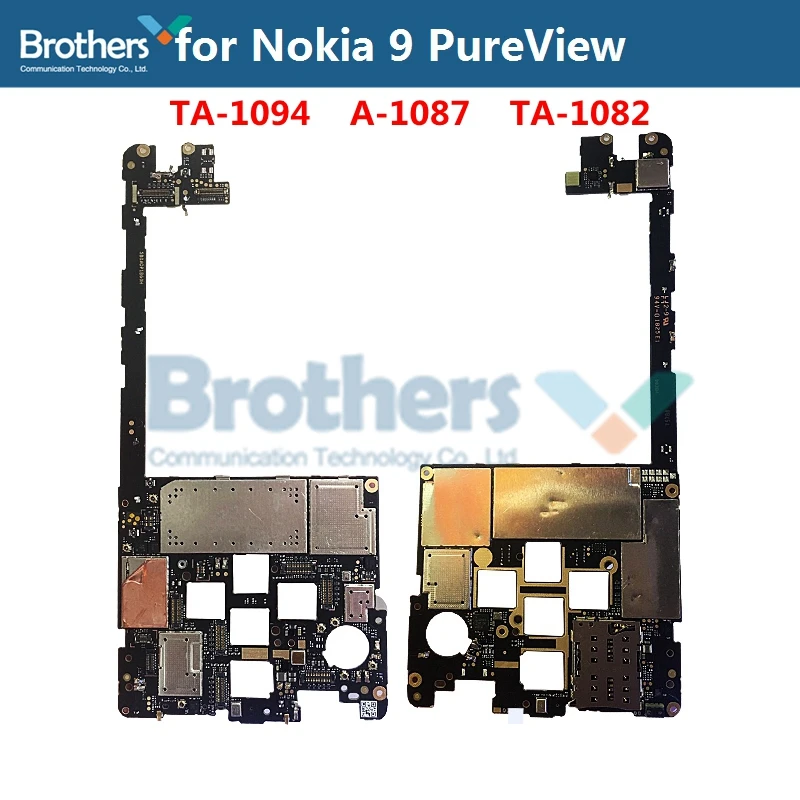 Материнская плата для Nokia 9 PureView материнская TA-1094 A-1087 TA-1082 гибкий кабель 8 + 128 ГБ