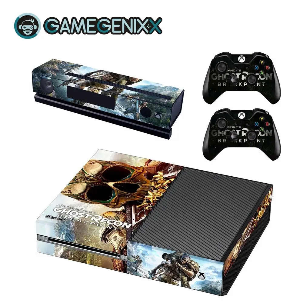 Защитная Наклейка GAMEGENIXX для Xbox one и 2 контроллеров-Ghost Recon