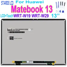 13 Laptop LCD For Huawei Matebook 13 WRT-W19 WRT-W29 LCD Display Touch
Screen Digitizer Assembly LED Panel New 2160x1440