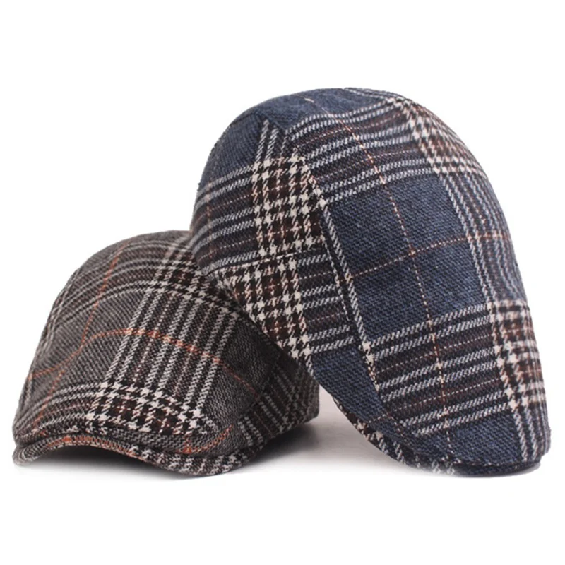 Fashion Octagonal Cap Newsboy Beret Hat Autumn And Winter Hats For Men's International Superstar Jason Statham Male Models