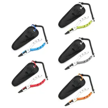 

1Pcs 18cm Aluminum Fishing Pliers Knitting Knife Cutting Tool Fishing Remover Pliers Portable Fishing Lightweight Outdoor H K9A2