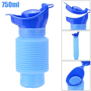 

1pc 750ml Portable Adult Urinal Outdoor Camping Travel Urine Car Auto Urination Pee Soft Toilet Urine Help Men Toilet