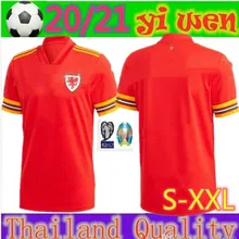 19 20 Wales футбол Джерси Европейский Кубок 20 21 BALE ALLEN James Ben Davies Wilson camisetas национальная команда домашний красный футбол
