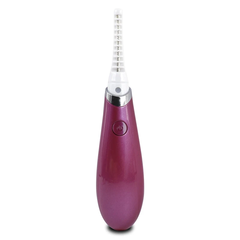 purple Мини электрические нагревающиеся щипцы для закручивания ресниц USB перезаряжаемые портативный макияж инструмент для женщин JS11 - Цвет: purple