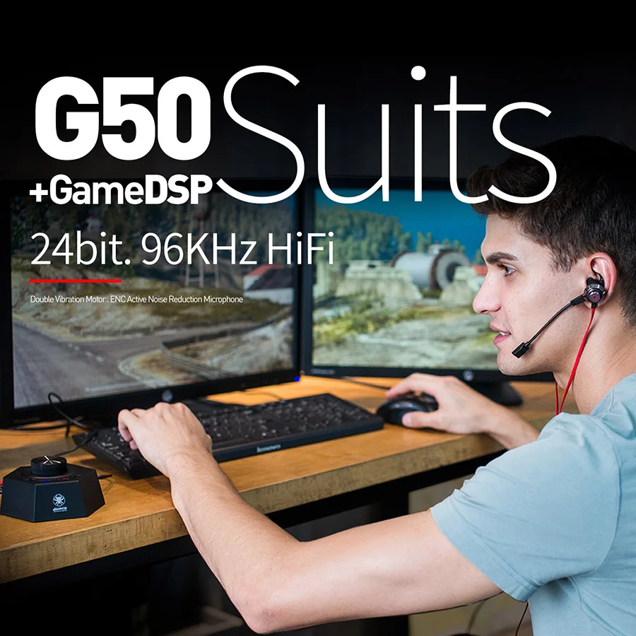 Проводная гарнитура PLEXTONE G50 с микрофоном движения наушники шумоподавлением и