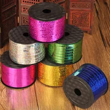 От производителя 100 код лента-лазер Праздничная Вечеринка воздушный шар лента свадебный дом декоративный латте искусство цвет Str