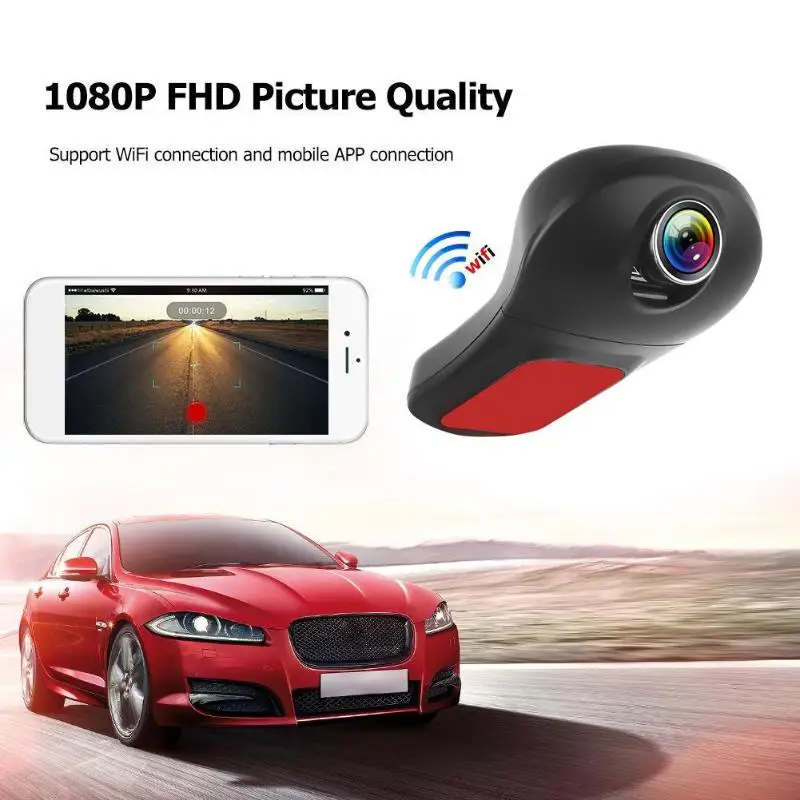 V23A Dash Cam wifi Dash камера HD мини-автомобиль DVR камера видео рекордер ночное видение режим парковки 170 градусов USB DVR