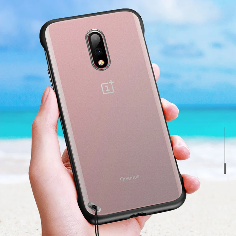Frameless Transparent Matte Hard Phone Case For Oneplus 7 Pro Case For One Plus 7 Pro Back Cover With Ring Lanyard Frameless Transparent Matte Hard Phone Case For Oneplus 7 Pro Case For One Plus 7 Pro Back Cover With Ring Lanyard