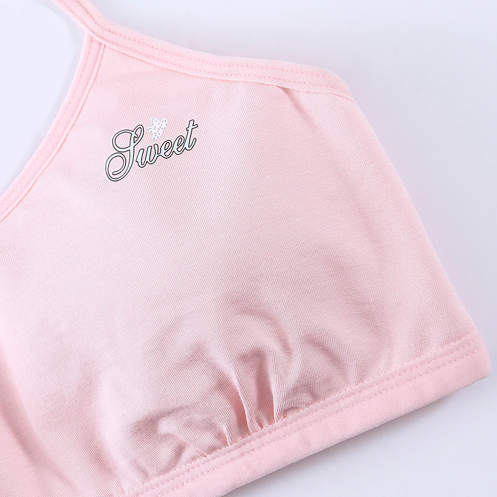 Young Girls Teen Girls Breathable Bra Wireless Stretchy Yoga Bras Training Bra for Activity Gym