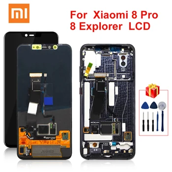 

Original AMOLED LCD For 6.21" Xiaomi Mi 8 Pro Display LCD Screen Touch Digitizer For Xiaomi Mi 8 Explorer LCD Fingerprint