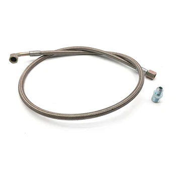 

Hot Universal 24" AN4(7/16"-20) Turbo Oil Feed Line Oil Return Line Oil Drain Pipe Line Kit 04S 04E AN4 1/8NPT