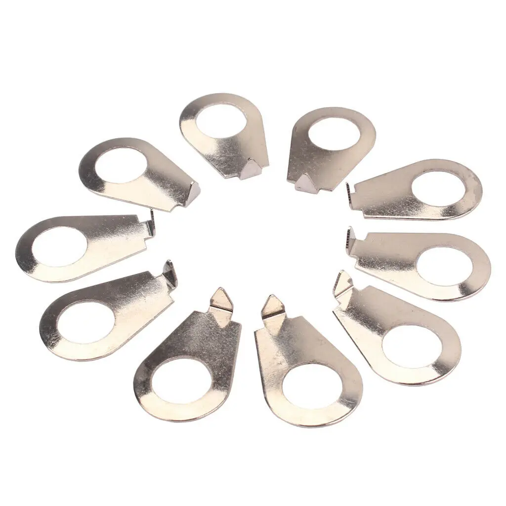10pcs 8.5mm Chrome Meric Size Guitar Knobs Pointer Plate Washer Knob Position Indicator | Инструменты