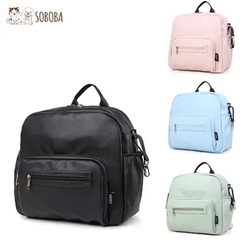

Soboba Diaper Bag for Newborn Baby Solid Multi-functional Waterproof Maternity Changing Bag for Baby Care Stroller Bag Fashion