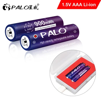 

1.5V AAA battery rechargeable Li-ion battery AAA 1.5v 900mWh lithium li-ion rechargeable battery and 1.5V Li-ion battery charger