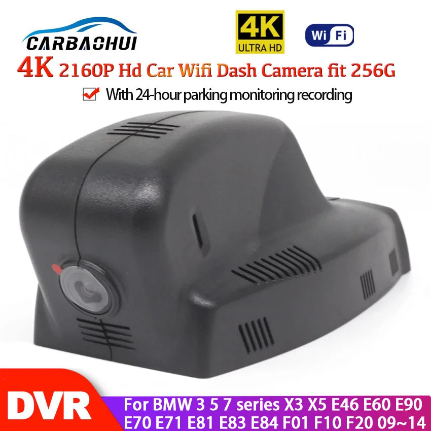 Full Hd 2160P Night Vision Wifi Car Dvr Dash Cam Per Bmw 1 3 5 Series F10 F11 E70 523I 528I 530D 7 750Li X1 X3 F25 X5 E70 X6 Z4