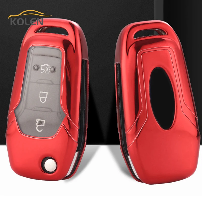 Soft TPU Car Remote Key Case Cover For Ford Fusion Mondeo Fiesta Escort Ranger Focus MK3 KUGA Ecosport Holder Shell Accessories - H01232ce2a0bf48519ba3991ca76a14cb7