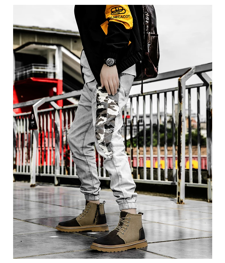 Inverno inverno tênis boty cowboy masculino para